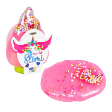 Детский слайм Mi-mi Slimi Рожок с шариками 71826ST(Pink) в баночке 100 г