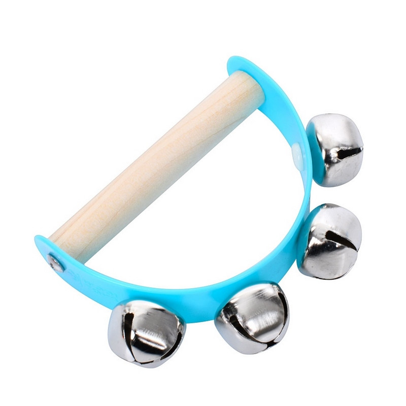 Деревянная игрушка Бубенцы MD 0808(Blue) синий, размер 10 x 6,5 см