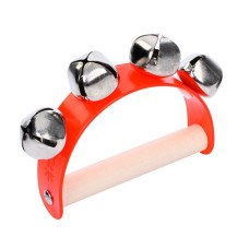 Деревянная игрушка Бубенцы MD 0808(Red) красный, размер 10 x 6,5 см