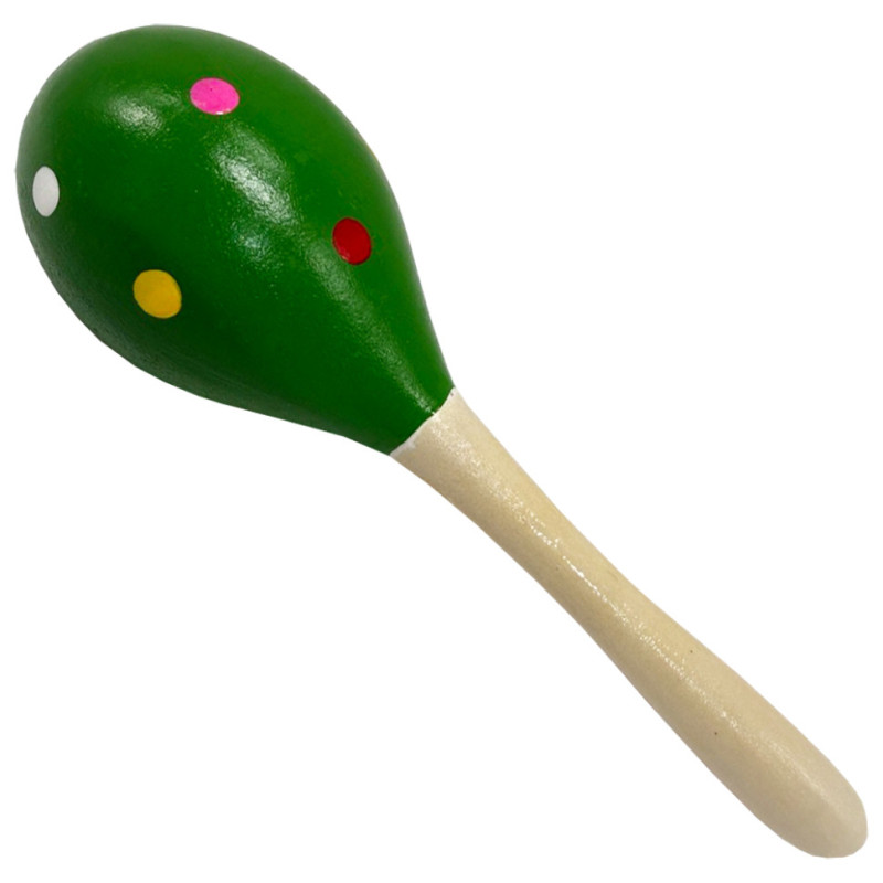 Деревянная игрушка Маракас MD 2193-7 размер 19,5 см
