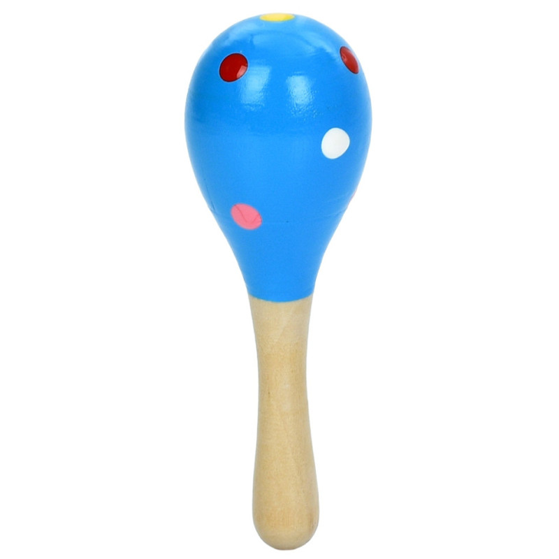 Деревянная игрушка Маракас MD 2193-9 размер 19,5 см