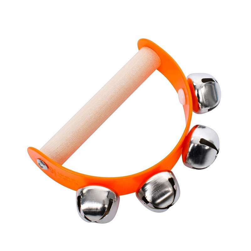 Деревянная игрушка Бубенцы MD 0808(Orange) оранжевый, размер 10 x 6,5 см