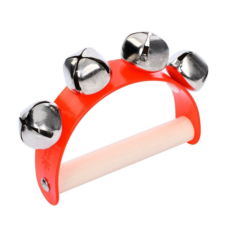 Деревянная игрушка Бубенцы MD 0808(Red) красный, размер 10 x 6,5 см