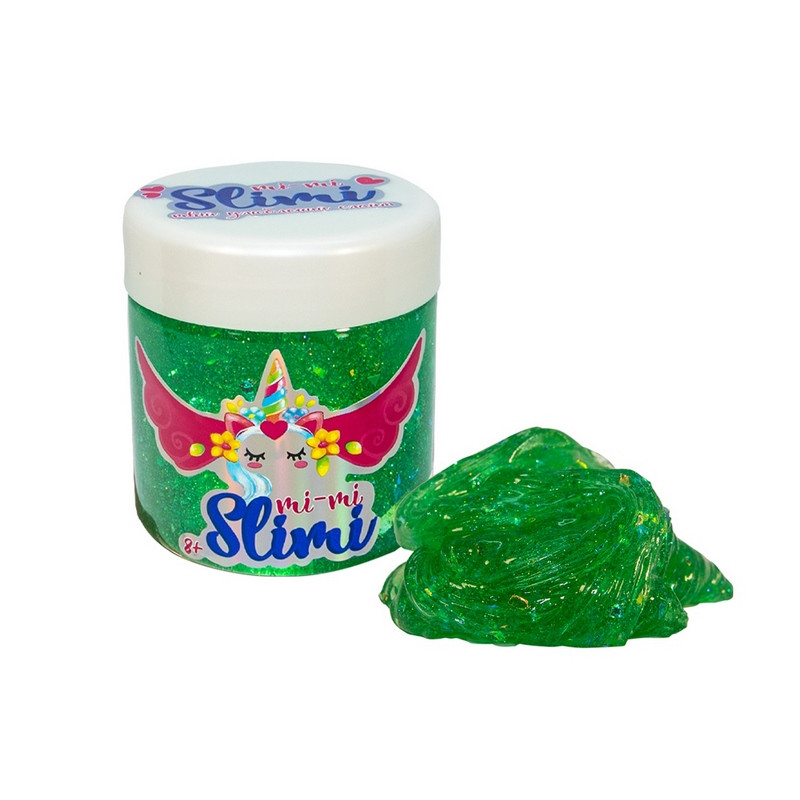 Детский слайм Mi-mi Slimi 71817(Green) с фольгой 150 г
