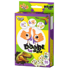 Розважальна настільна гра "Doobl Image" DBI-02-01U укр. мовою  Динозаври