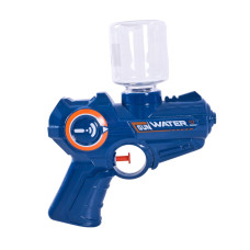 Детский игровой Водный пистолет 8013A(Blue) пластик, 15 см, с бутылкой