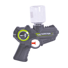 Детский игровой Водный пистолет 8013A(Grey) пластик, 15 см, с бутылкой