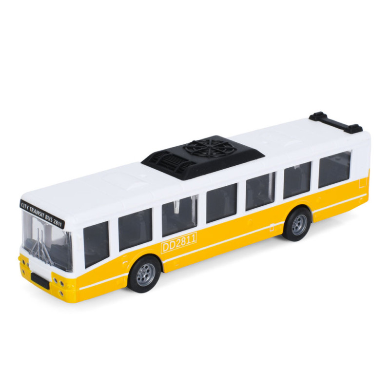 Игрушечный инерционный Автобус 6334(Yellow) резиновые колеса, 16 см