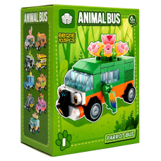 Дитячий конструктор Parrot Bus BB121E-I серії "Animal Bus", 103 деталі