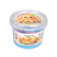 Кінетичний пісок Magic Sand 31193 блакитний 500 гр, формочки 4 шт