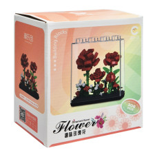 Детский Конструктор Ornament Flower 7376 в колбе, 308 деталей