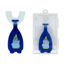 Дитяча зубна щітка-капа в футлярі MGZ-0730(Blue) блакитний