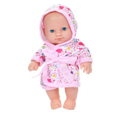 Детская игрушка Пупс в халате A201-U(Pink) 21 см