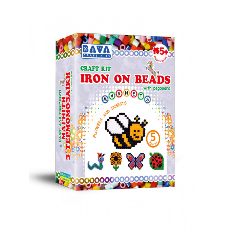 Детский набор для творчества. Магниты с термомозаики 