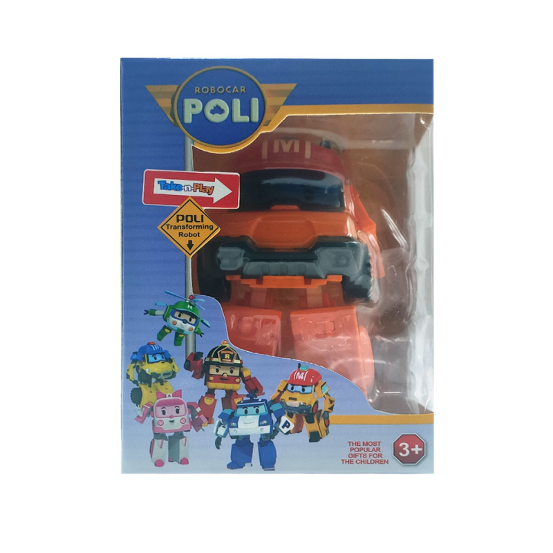 Игрушечный трансформер Робокар Поли 83168 робот+машинка Оранжевый
