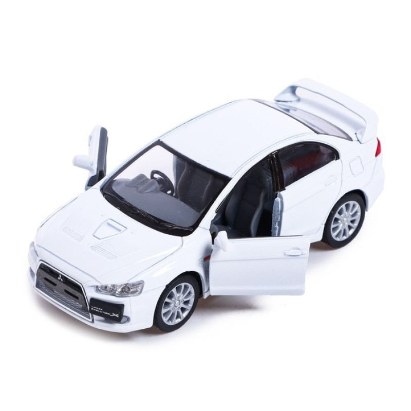 Автомодель легковая MITSUBISHI LANCER EVOLUTION X 1:36, 5'' KT5329W Белый