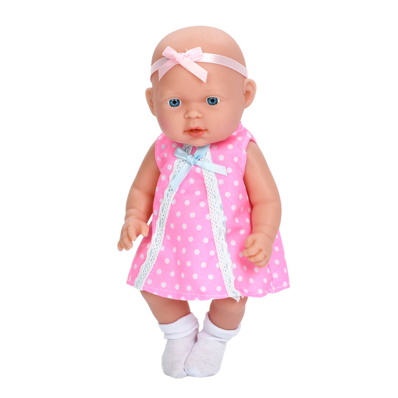 Интерактивная игрушка Пупс 225-B-E(Pink-2) со звуком, высота 26 см