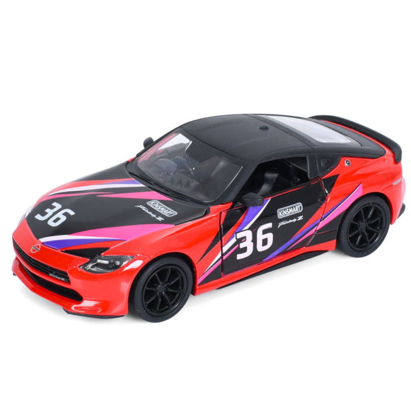 Машинка инерционная 2023 Nissan Fairlady Z KT5443WF(Red) 1:36, 12 см, открываются двери