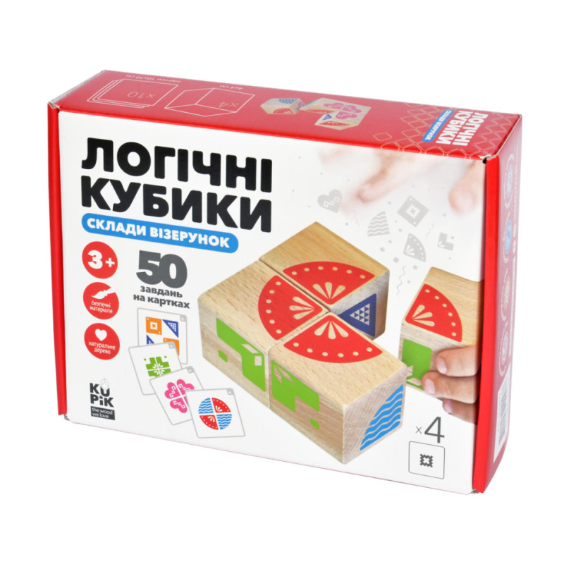 Обучающие логические кубики 