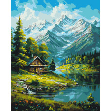 Картина за номерами "Гірський пейзаж" LW3437, 40х50 см