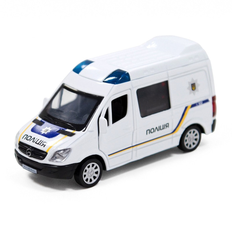 Автомодель детская Полиция Mersedes-Benz Sprinter TechnoDrive 250294 инерционная