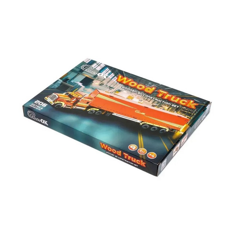 Детский деревянный 3D конструктор 