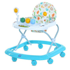 Дитячі Ходунки M 5033-1(Turquoise) з музикою, колеса 8 шт