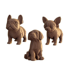 Картонний конструктор 3D Puzzle "PUPPIES TRIO" CARTPUPPIES 227 деталей