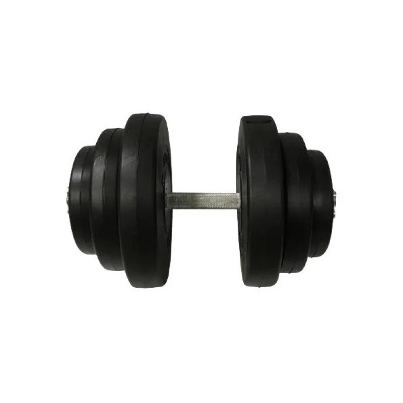 Гантель наборная композитная в пластиковой оболочке Rock Pro-R 19,5 кг NE-PL-R-019