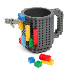 Кружка Lego брендовая 350мл Gray
