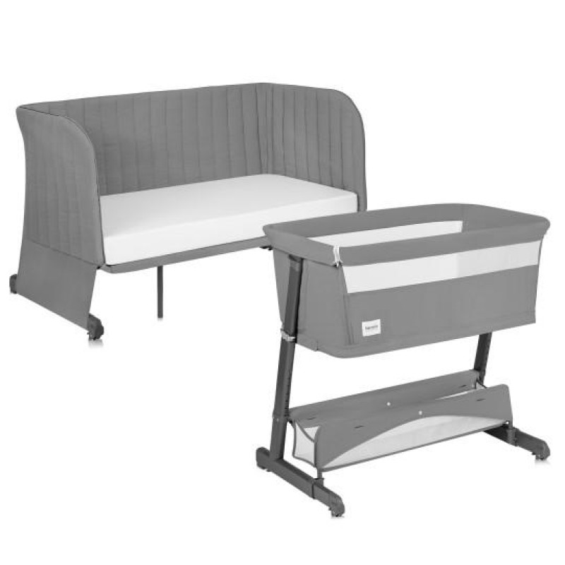 Кроватка детская  5в1 Lionelo THOMI PLUS GREY CONCRETE