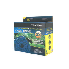 Шланг для поливу Voltronic 2,5-7,5м/25ft + розпилювач, насадка на кран, Blue/Green, Box (Garden hose 2.5-7.5)
