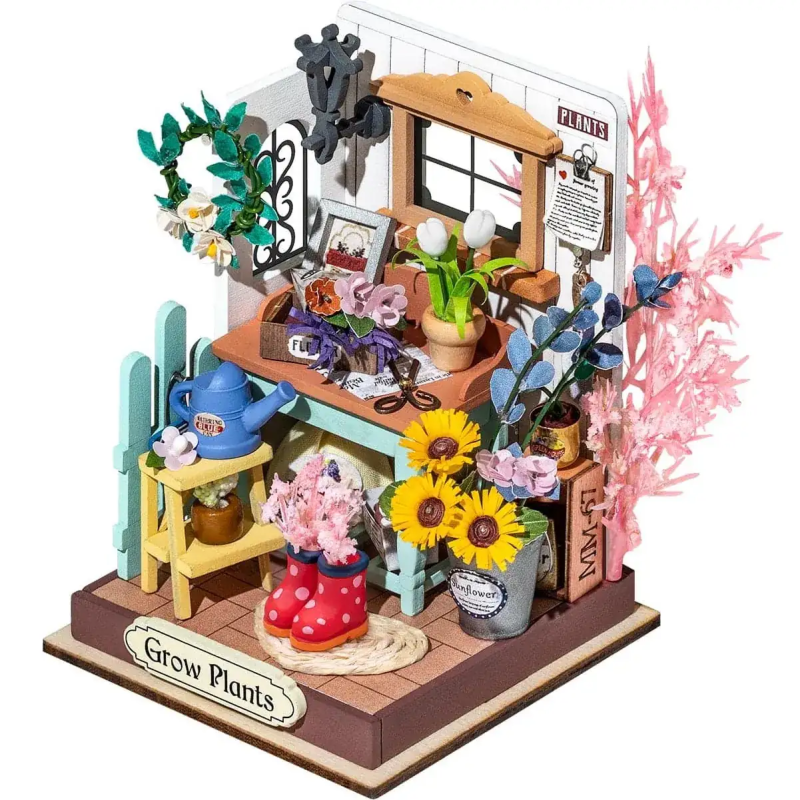 Конструктор 3D міні-будинок Robotime Rolife Dreaming Terrace Garden DS030