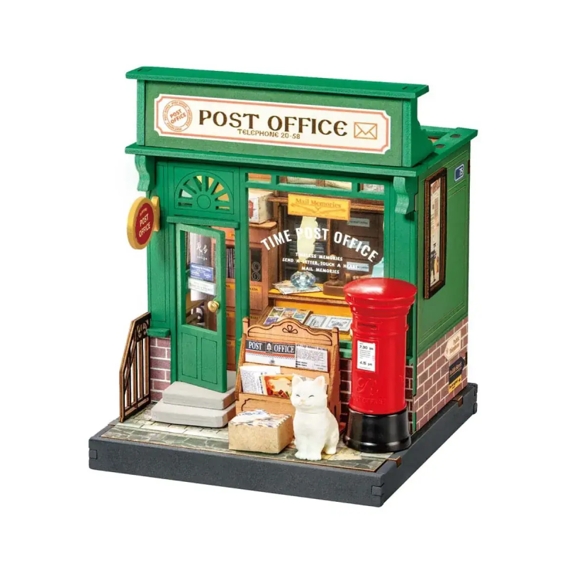 Конструктор 3D міні-будинок Robotime Rolife Century Post Office DS037