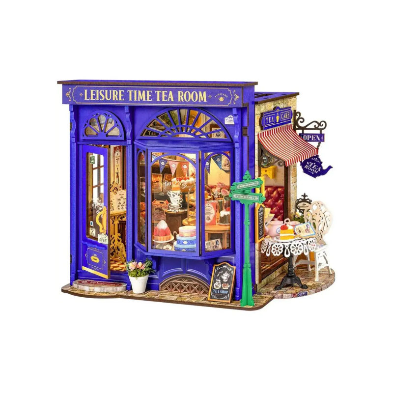 Конструктор 3D міні-будинок Robotime Rolife Leisure Time Tea Room DG171