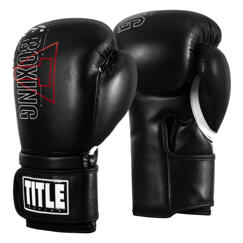Боксерські рукавиці TITLE DYNAMIC STRIKE HEAVY BAG GLOVES  Black 14 oz