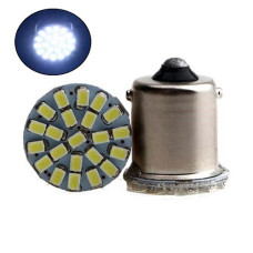 LED 1156 BA15S P21W лампа в автомобиль 2шт, 22 SMD 5050, белый