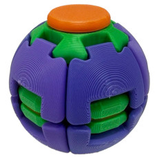 Дитячий антистрес "Spiner-Ball" SPIN-BALL-6(Violet-Green) розмір 5,5 см