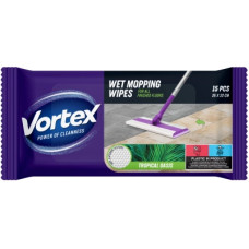 Серветки для прибирання Vortex Tropical Oasis Вологі для підлоги 15 шт. (4823071663525)