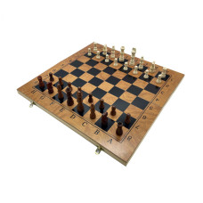 Набір настільних ігор "Шахи, нарди, шашки 3 в 1" Set3 NE-SP-SET-09 ігрова дошка 48х48 см