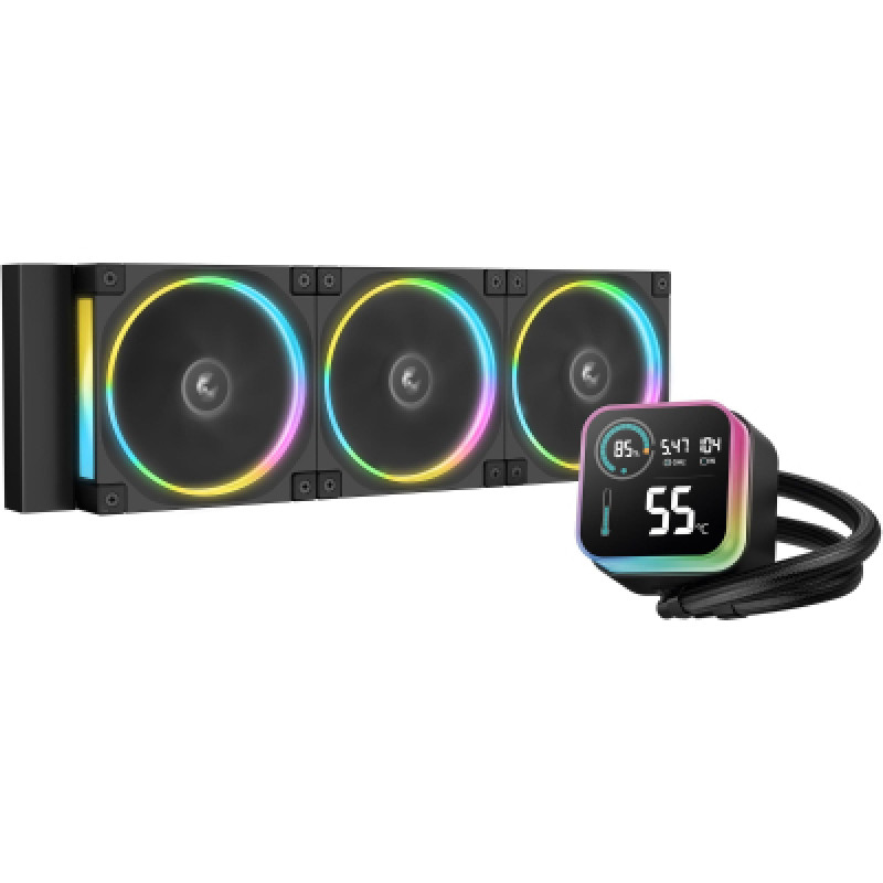 Система жидкостного охлаждения Deepcool LQ360 Ultra ARGB Black (R-LQ360-BKASMC-G-1)