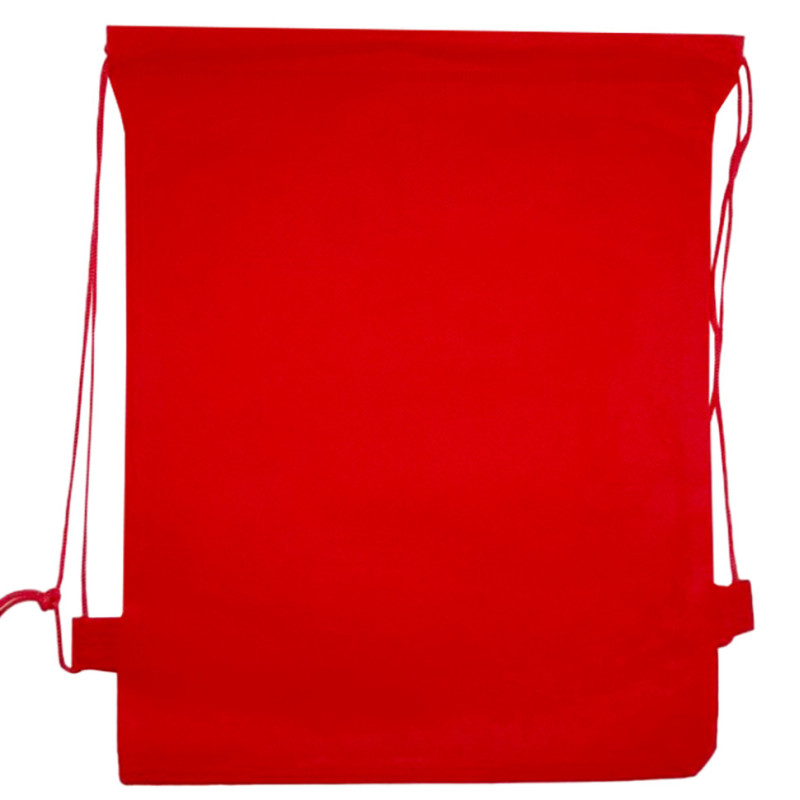 Детская сумка для обуви MK 3113(Red) на затяжке, размер 28х36 см