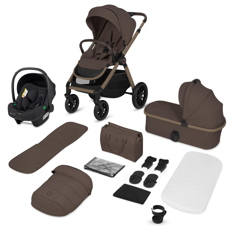 Универсальная коляска 3 в 1 Lionelo LAYLA 3IN1 BEIGE TAUPE