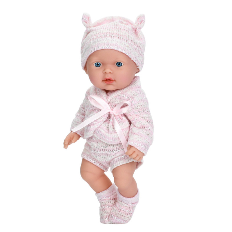 Интерактивная игрушка Пупс 225-B-E(Pink-1) со звуком, высота 26 см