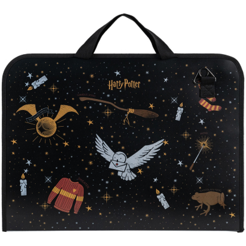 Папка - портфель Kite на молнии A3+ Harry Potter, 1 отделение (HP24-411)