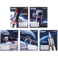 20шт, Тетрадь Kite NASA, 18 листов, клетка (NS25-236)