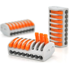 З'єднувач кабелю 8-pin аналог WAGO K222-418, 10штпак Voltronic (K222-418/10)