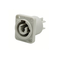 Роз’єм PowerCon 3pin 20A 250В мама SAC3MPB, вихід живлення, панельний