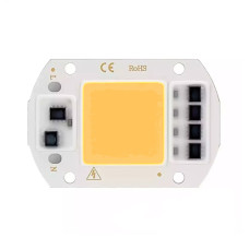 Светодиодная матрица с драйвером COB LED 50Вт 4500лм 220В, тепл. белая