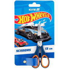 Ножиці Kite дитячі з гумовими вставками Hot Wheels 13 см (HW25-123)